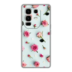 Чехлы с принтом Розочки для Infinix Note 50 Pro Plus (Разные цветы)