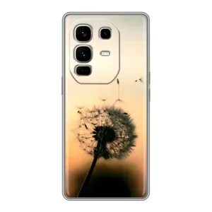 Силиконовый Чехол с одуванчиками на Infinix Note 50 Pro Plus (Роздумаханый одуванчик)