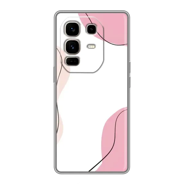 Чехол с рисунком «Розовый фон» для Infinix Note 50 Pro Plus Чехол с рисунком «Розовый фон» для Infinix Note 50 Pro Plus