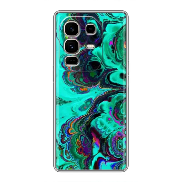 Чехол с рисунком «Салатный мрамор» для Infinix Note 50 Pro Plus Чехол с рисунком «Салатный мрамор» для Infinix Note 50 Pro Plus