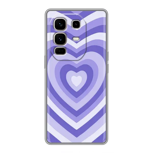 Чехол с рисунком «Сердце фиолет» для Infinix Note 50 Pro Plus Чехол с рисунком «Сердце фиолет» для Infinix Note 50 Pro Plus
