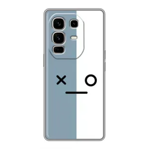 Чохли (ТПУ) (смішні стікери) для Infinix Note 50 Pro Plus (Сіро-білий)