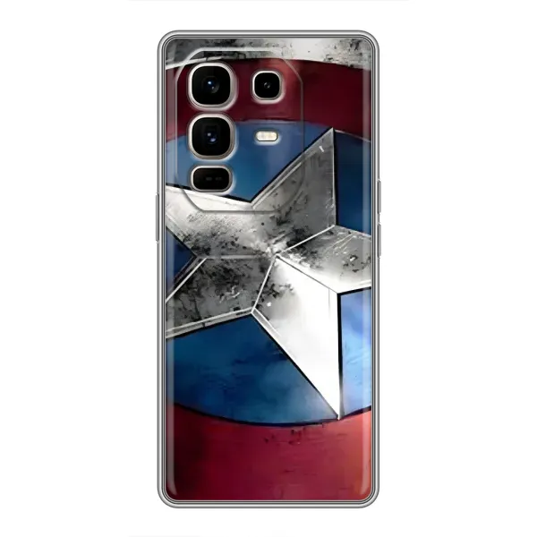 Чехол с рисунком «Щит Капитана Америки» для Infinix Note 50 Pro Plus Чехол с рисунком «Щит Капитана Америки» для Infinix Note 50 Pro Plus