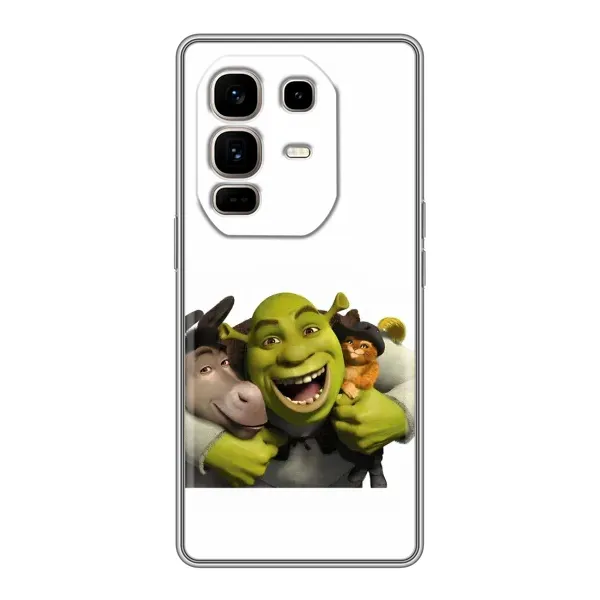 Чехол с рисунком «Шрек осел и кот» для Infinix Note 50 Pro Plus Чехол с рисунком «Шрек осел и кот» для Infinix Note 50 Pro Plus