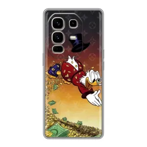 Силіконовий чохол для Infinix Note 50 Pro Plus (Скрудж Луі Віттон)