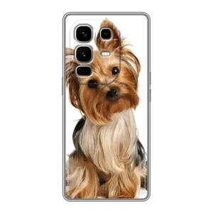 Чехол (ТПУ) Милые собачки для Infinix Note 50 Pro Plus (Собака Терьер)