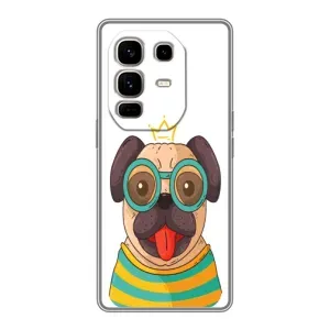 Бампер для Infinix Note 50 Pro Plus с картинкой "Песики" (Собака Король)