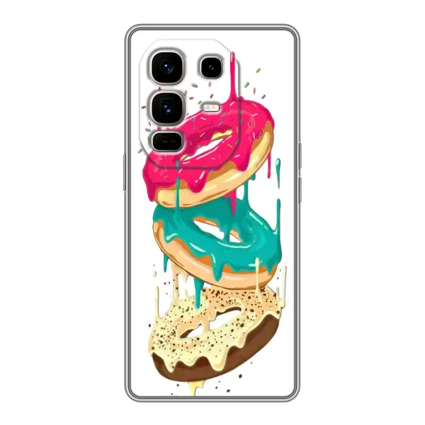 Чехол с рисунком «Сочные пончики» для Infinix Note 50 Pro Plus Чехол с рисунком «Сочные пончики» для Infinix Note 50 Pro Plus