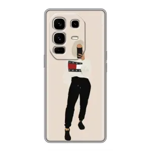 Силиконовый Чехол на Infinix Note 50 Pro Plus с картинкой Стильных Девушек (Стильная)