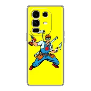 Силіконовий бампер (Працівники) на Infinix Note 50 Pro Plus (Будівельник)