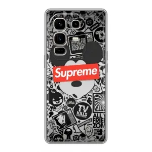 Чехол с Брендами одежды на Ноут 50 Про Плюс (Supreme Маус)