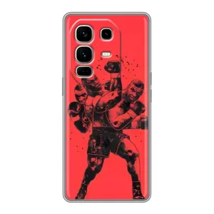 Чехлы с принтом Спортивная тематика для Infinix Note 50 Pro Plus (Тайсон Бокс)