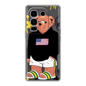 Чохли Мішка Тедді для Ноут 50 Про Плюс (Teddy USA)