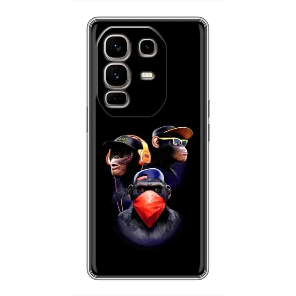 Чехол с рисунком «Три обезьяны» для Infinix Note 50 Pro Plus Чехол с рисунком «Три обезьяны» для Infinix Note 50 Pro Plus