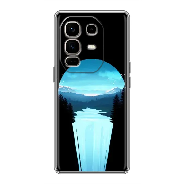 Чохол з малюнком «Синій Водоспад» для Infinix Note 50 Pro Plus Чохол з малюнком «Синій Водоспад» для Infinix Note 50 Pro Plus