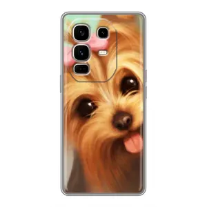 Чехол (ТПУ) Милые собачки для Infinix Note 50 Pro Plus (Йоршенский терьер)