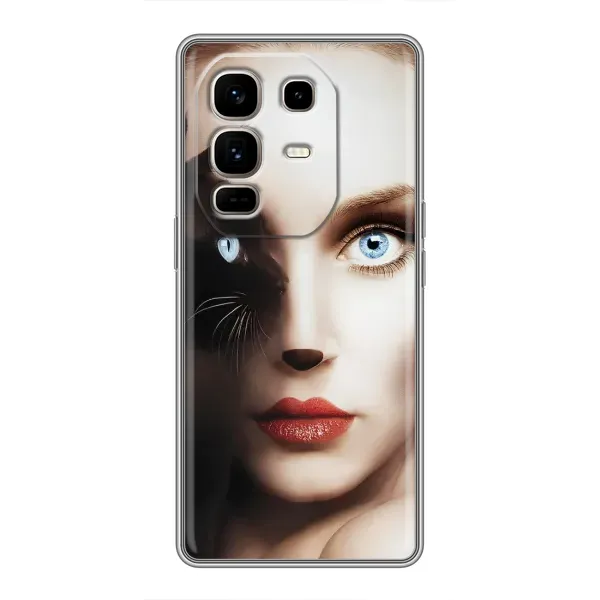 Чехол с рисунком «Женщина кошка» для Infinix Note 50 Pro Plus Чехол с рисунком «Женщина кошка» для Infinix Note 50 Pro Plus