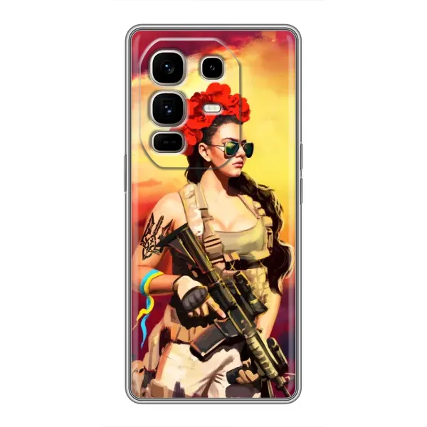 Чехол с рисунком «Женщина солдат» для Infinix Note 50 Pro Plus Чехол с рисунком «Женщина солдат» для Infinix Note 50 Pro Plus