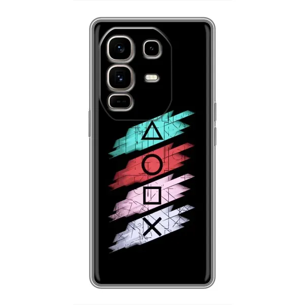 Чехол с рисунком «Значки Sony» для Infinix Note 50 Pro Plus Чехол с рисунком «Значки Sony» для Infinix Note 50 Pro Plus