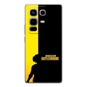 Чохол (TPU) з картинкою "Лого Пабг" на Ноут 50 Про (Battlegrounds)