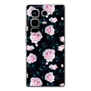 Чехлы с принтом Розочки для Infinix Note 50 Pro (Чайные розы)