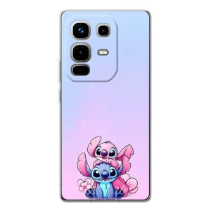 Чехол с рисунком Стич для Infinix Note 50 Pro (Энджл и Стич)