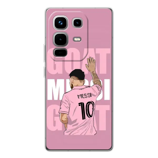 Чехол с рисунком «GOAT MESSI» для Infinix Note 50 Pro Чехол с рисунком «GOAT MESSI» для Infinix Note 50 Pro