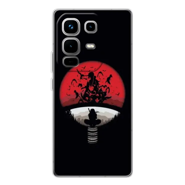 Чехол с рисунком «Итачи на черном» для Infinix Note 50 Pro Чехол с рисунком «Итачи на черном» для Infinix Note 50 Pro