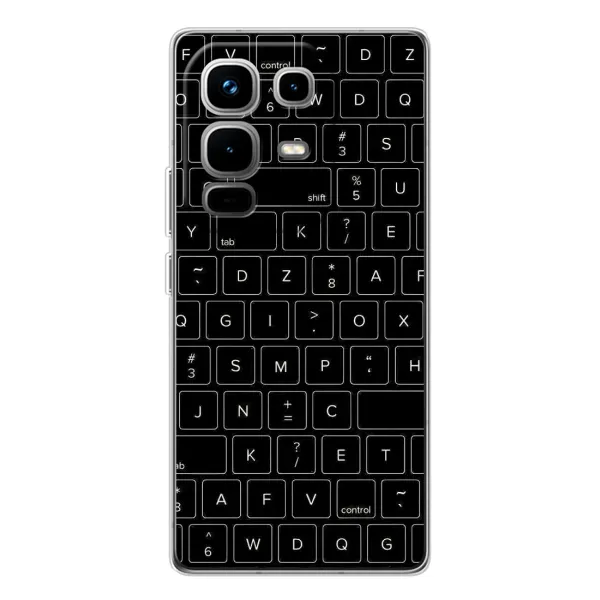 Чехол с рисунком «Клавиатура» для Infinix Note 50 Pro Чехол с рисунком «Клавиатура» для Infinix Note 50 Pro