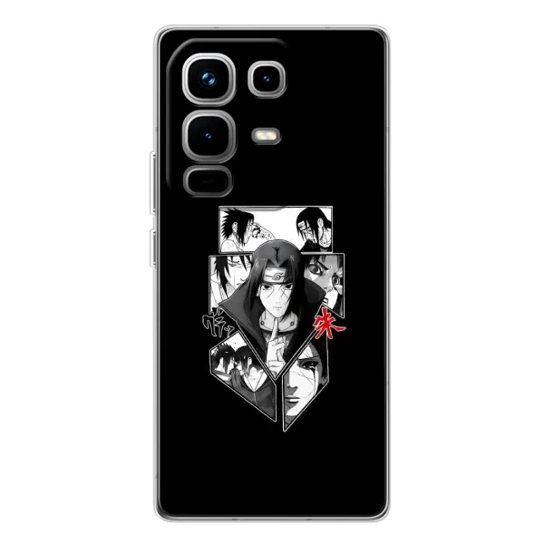 Чехол с рисунком «Коллаж Итачи» для Infinix Note 50 Pro Чехол с рисунком «Коллаж Итачи» для Infinix Note 50 Pro