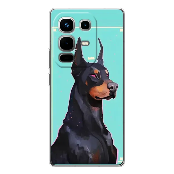 Чехол с рисунком «Король доберман» для Infinix Note 50 Pro Чехол с рисунком «Король доберман» для Infinix Note 50 Pro
