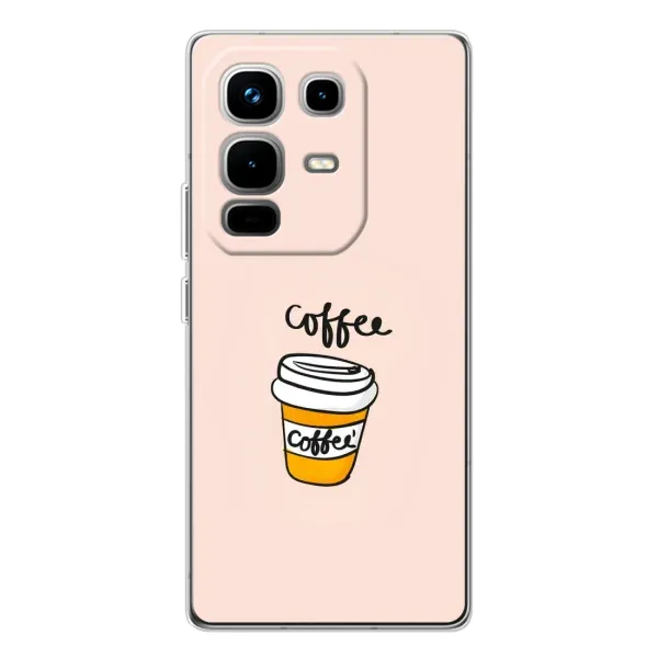 Чехол с рисунком «Кружка кофе» для Infinix Note 50 Pro Чехол с рисунком «Кружка кофе» для Infinix Note 50 Pro