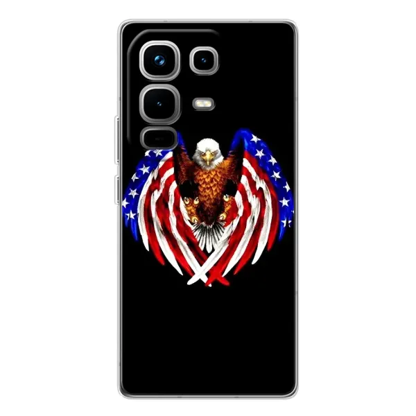 Чехол с рисунком «Крылья США» для Infinix Note 50 Pro Чехол с рисунком «Крылья США» для Infinix Note 50 Pro