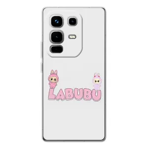 Чохол з принтом Лабубу для Infinix Note 50 Pro (Логотип Лабубу)