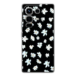 Чехол с ромашками на Infinix Note 50 Pro (Маленькие ромашки)