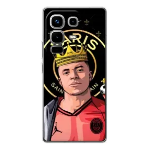 Чехол (TPU) с Футболистом на Infinix Note 50 Pro (Mbappe King)