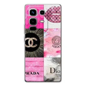 Чохол (Dior, Prada, YSL, Chanel) для Infinix Note 50 Pro (Модніца)