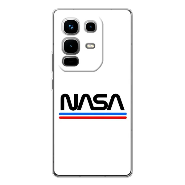 Чехол с рисунком «NASA на белом фоне» для Infinix Note 50 Pro Чехол с рисунком «NASA на белом фоне» для Infinix Note 50 Pro