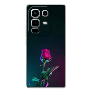 Чехлы с принтом Розочки для Infinix Note 50 Pro (Ночная роза)