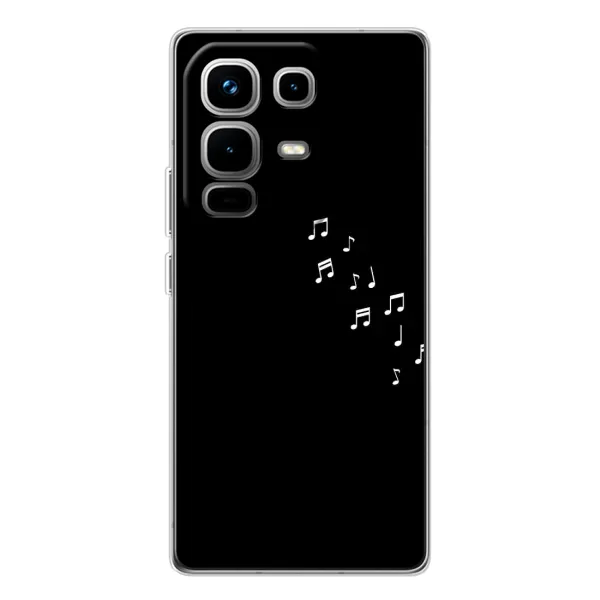 Чехол с рисунком «Ноты» для Infinix Note 50 Pro