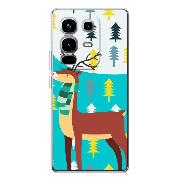 Чехол с рисунком «Олень с шарфом» для Infinix Note 50 Pro Чехол с рисунком «Олень с шарфом» для Infinix Note 50 Pro