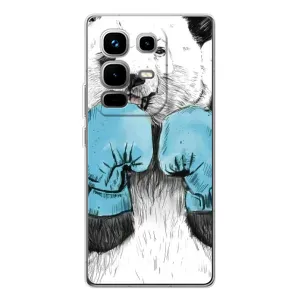 Чехлы с Пандами на Infinix Note 50 Pro (Панда боксер)