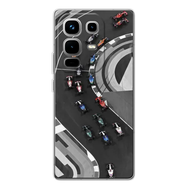 Чехол с рисунком «Гонки ф1» для Infinix Note 50 Pro