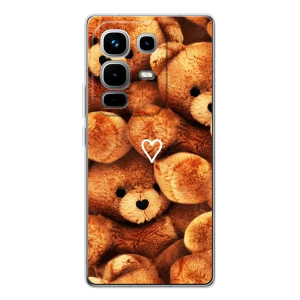 Чехол с рисунком «Плюшевый медвеженок» для Infinix Note 50 Pro