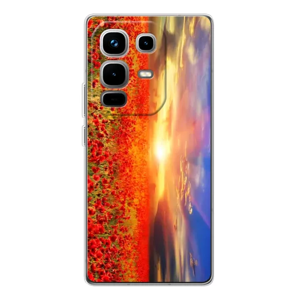 Чехол с рисунком «Поле тюльпанов» для Infinix Note 50 Pro Чехол с рисунком «Поле тюльпанов» для Infinix Note 50 Pro