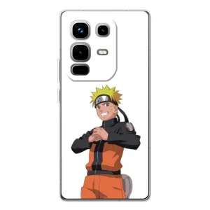 Чехлы с принтом Наруто на Infinix Note 50 Pro (Радосный Наруто)