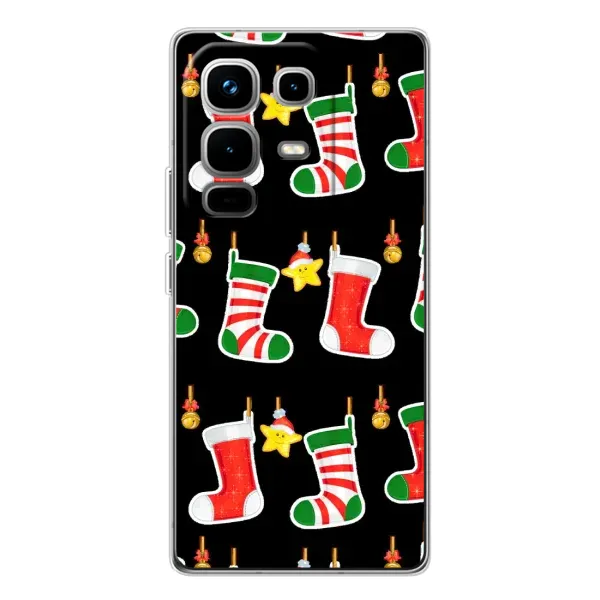 Чехол с рисунком «Рождественские подарки» для Infinix Note 50 Pro Чехол с рисунком «Рождественские подарки» для Infinix Note 50 Pro