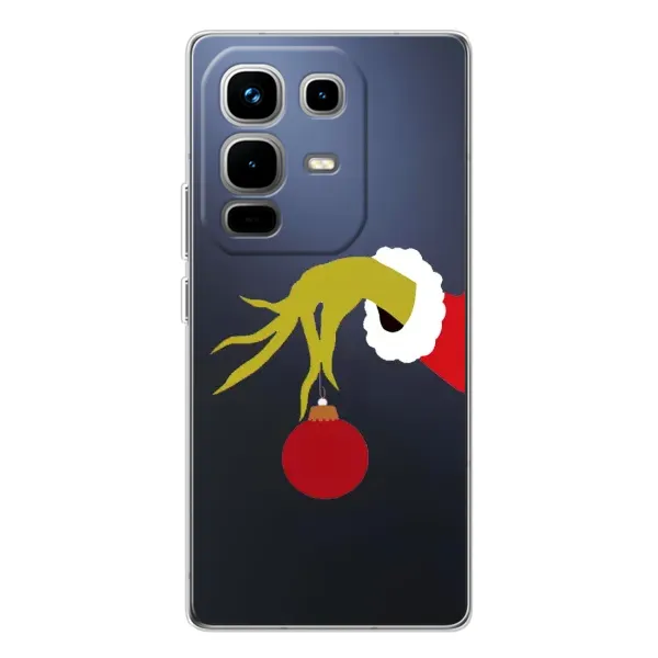 Чехол с рисунком «Рука Гринча» для Infinix Note 50 Pro Чехол с рисунком «Рука Гринча» для Infinix Note 50 Pro
