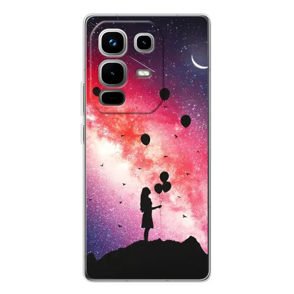Чехол с рисунком «Шарики в небе» для Infinix Note 50 Pro Чехол с рисунком «Шарики в небе» для Infinix Note 50 Pro