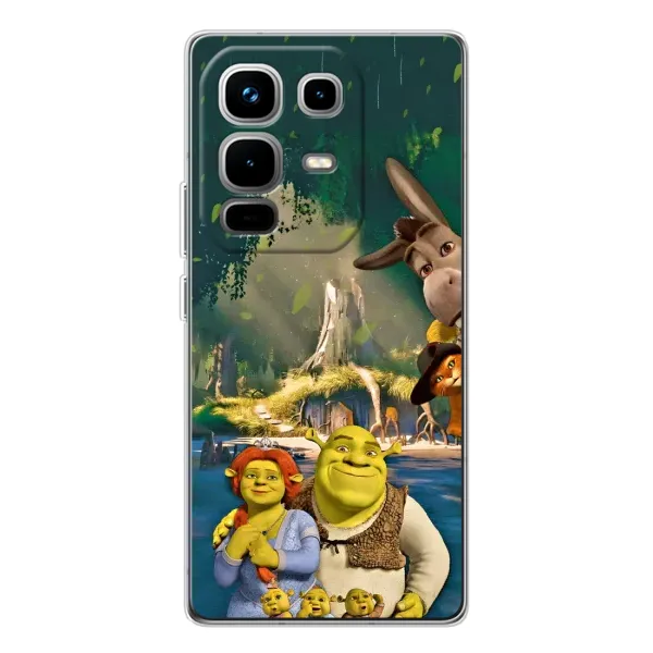 Чехол с рисунком «Шрек и Фиона» для Infinix Note 50 Pro Чехол с рисунком «Шрек и Фиона» для Infinix Note 50 Pro